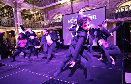 A group of dancers on a stage