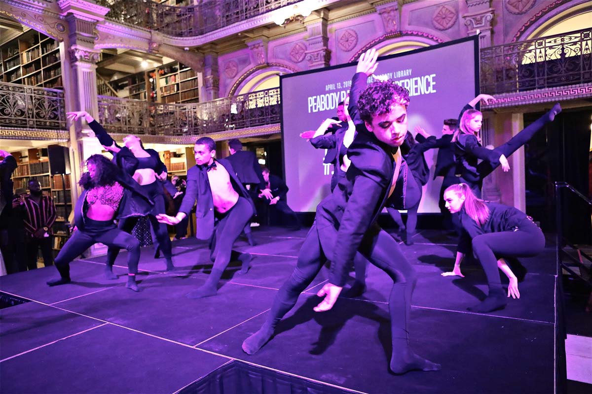 A group of dancers on a stage