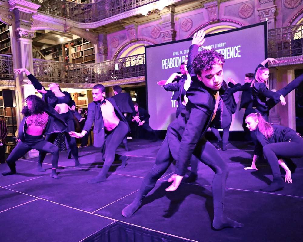 People dancing on a stage