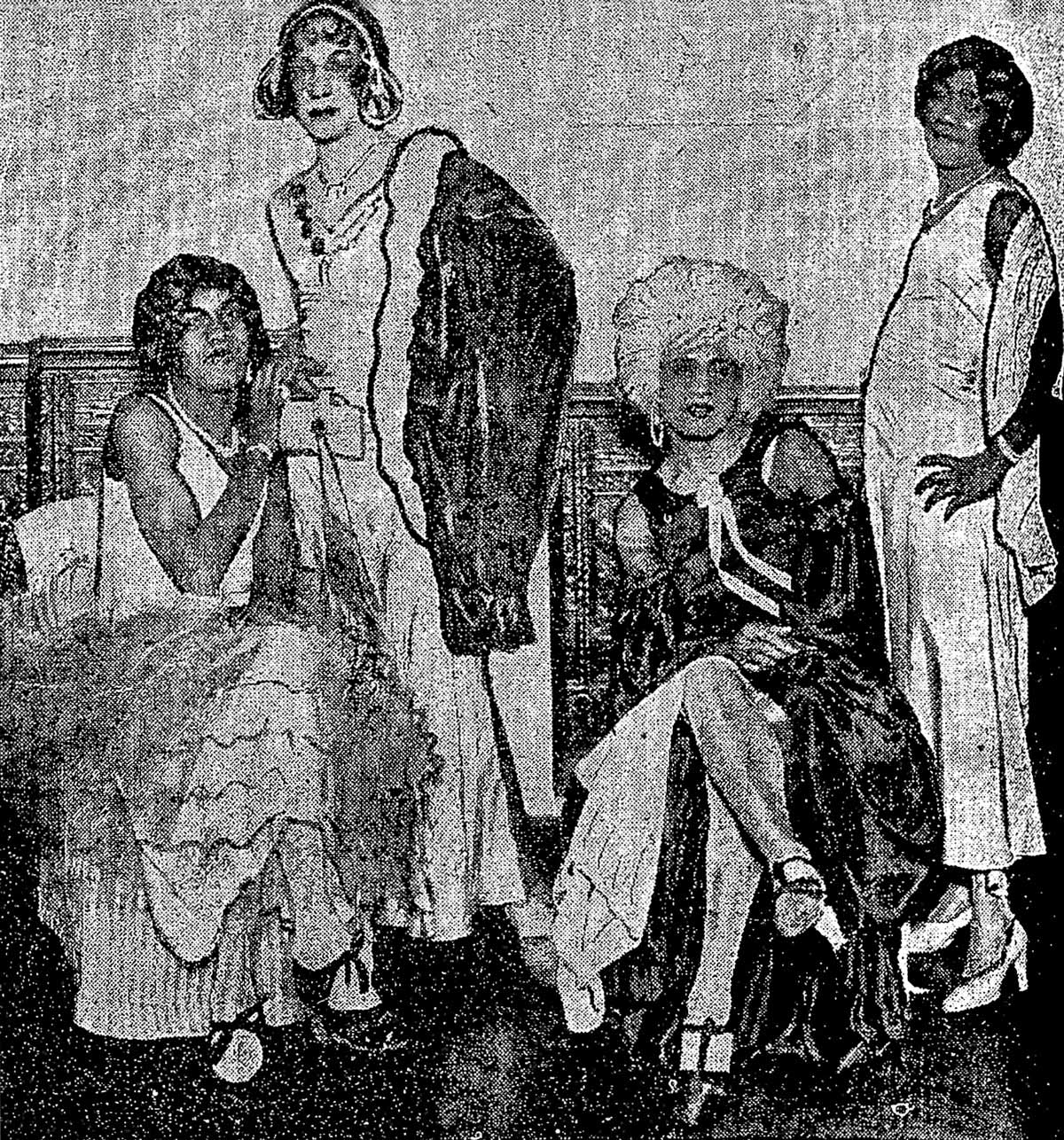 Image of a 1930s newspaper article