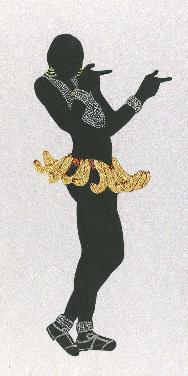 A figure in banana costume