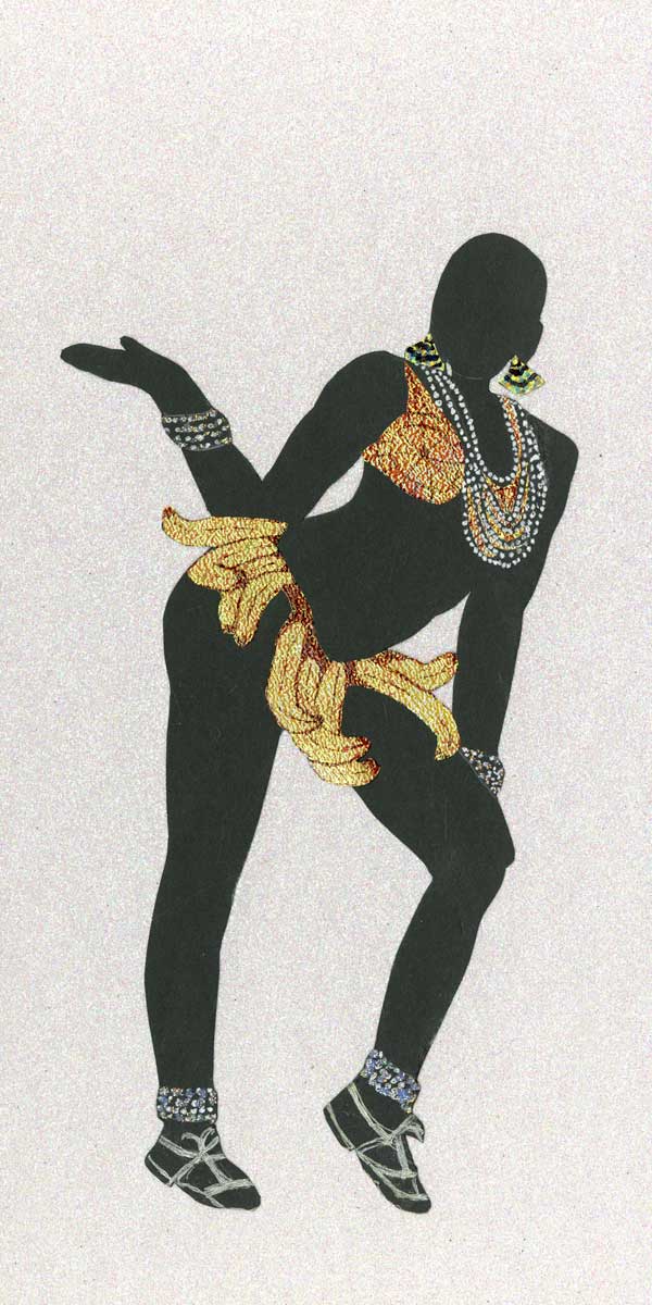 A figure in banana costume