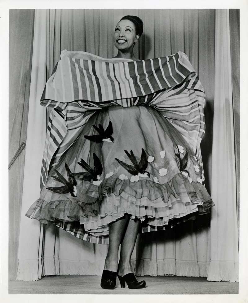 A person in a dress